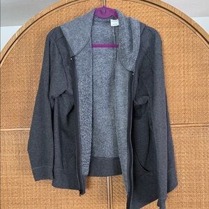 Hanes Charcoal Gray Zip-Up Hoodie